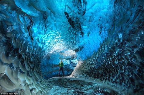 Iceland's blue crystal ice caves where no two days are ever the same | Daily Mail Online