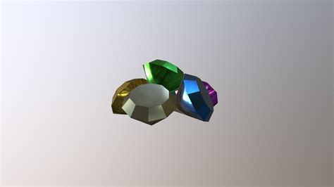 Chaos Emeralds - 3D model by OnyxSonyx [0d1cc3f] - Sketchfab