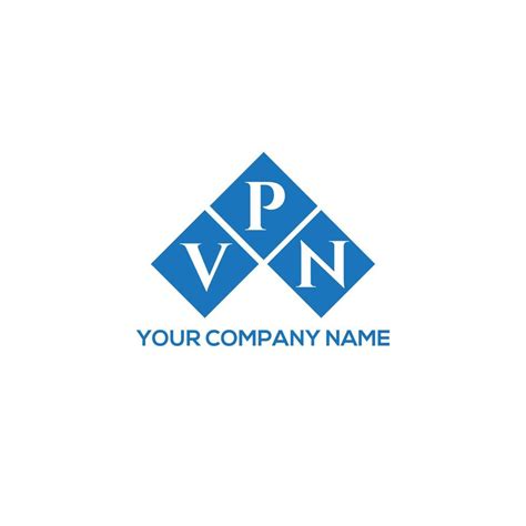 VPN letter logo design on white background. VPN creative initials ...