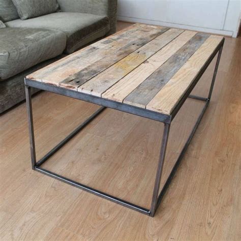 Reclaimed Wood Metal Coffee Table | 1000 i 2020 | Vardagsrumsbord, Bord, Trä