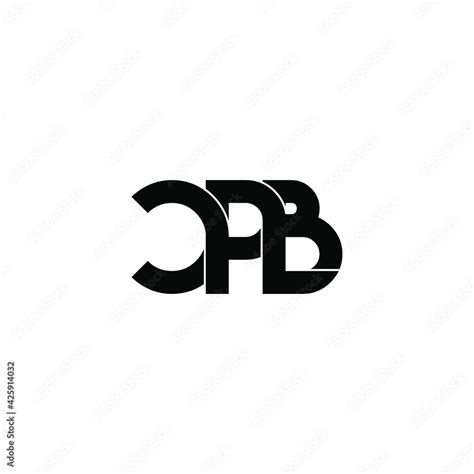 cpb letter original monogram logo design Stock Vector | Adobe Stock