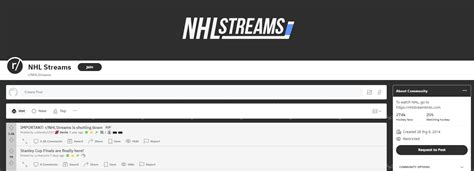 NHL Streams - Official reddit nhl streams