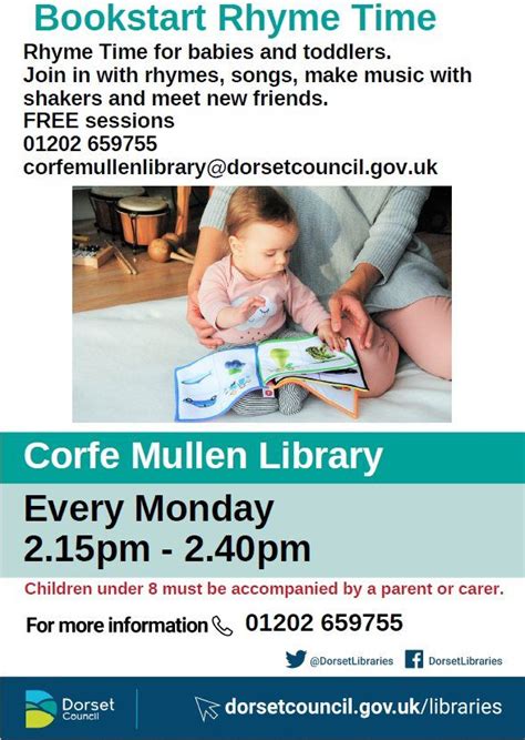 Rhyme Time, Corfe Mullen Library and Children's Centre, Wareham, 22 January 2024 | AllEvents