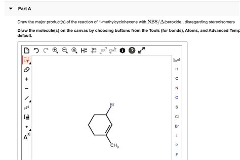 SOLVED: Part A Draw the major product(s) of the reaction of 1 ...