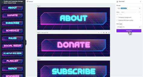 Animated Stream Overlay Template Stream Design Elements | Hot Sex Picture