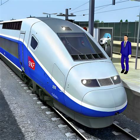 US BeamNG Extreme Bullet Train Simulator FPS Railway Station Game - Modern City Public ...