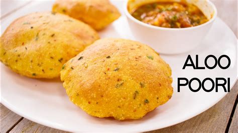 Aloo Puri Recipe - Crispy Yet Soft Masala Potato Poori - CookingShooking - YouTube