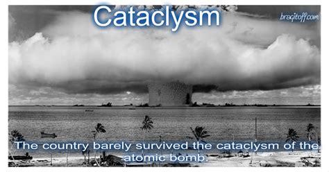 Cataclysm- Image and Sentence