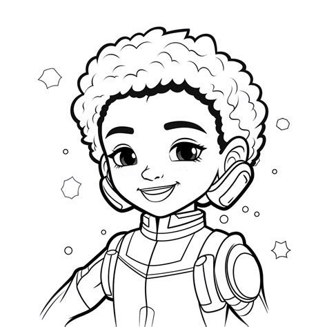 Mae Jemison: A Coloring Tribute - Coloring Page