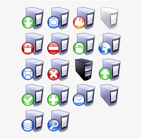 Virtual Server Icon Png Download - Free Server Icon Set - Free Transparent PNG Download - PNGkey