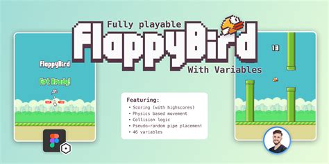 Playable Flappy Bird – With Variables | Figma