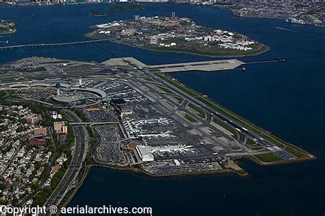 aerial photograph LaGuardia airport, LGA, Queens, New York City | Aerial Archives | San Francisco