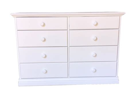 White 8 Drawer Dresser Wooden Chest of Drawers Fully Assembled - Walmart.com - Walmart.com