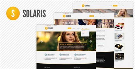 Solaris Drupal Theme | Joomla templates, Drupal, Web themes