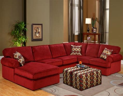 10 Best Red Leather Sectionals with Chaise