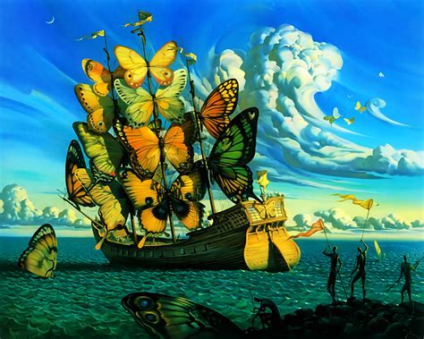 Salvador Dali Paintings Butterfly