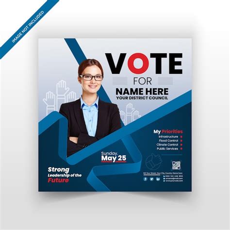 Premium Vector | Political Election Social Media Post And Web Banner or Square Design Template05