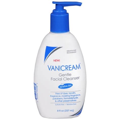 Vanicream Gentle Facial Cleanser for Sensitive Skin, 8 fl oz Reviews 2019