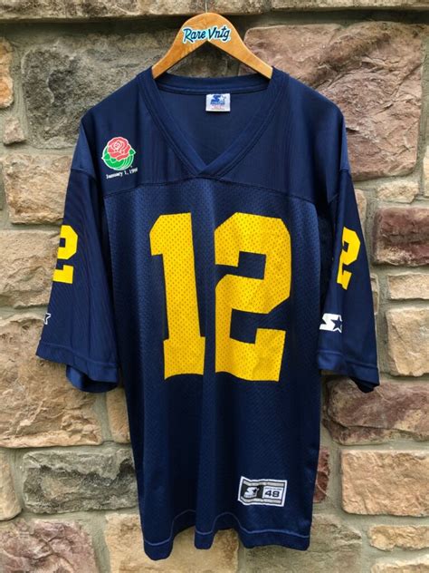 1998 Michigan Wolverines Rose Bowl Starter NCAA Jersey Size Large ...