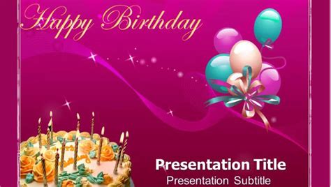 Free Birthday Ppt Templates - PRINTABLE TEMPLATES