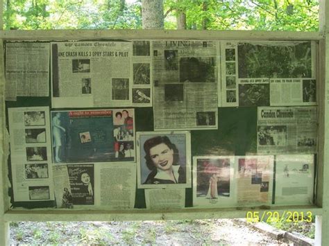 Patsy Cline Plane Crash Memorial, Camden - Tripadvisor