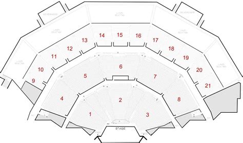 Bridgeport Amphitheater Seating Chart With Seat Numbers