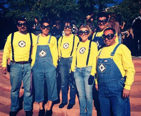 Easy minion costume for group | Minion costumes, Costumes, Halloween costumes