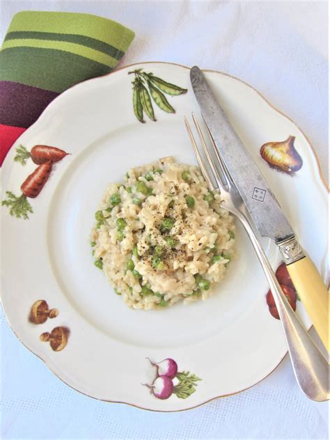 La cuisine d'ici et d'ISCA: Risotto aux petits pois