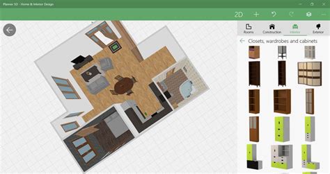 Plan and furnish spaces with the free Planner 5D design app