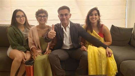 Aamir Khan suits up for family movie night with wife Kiran Rao, daughter Ira Khan amid lockdown ...