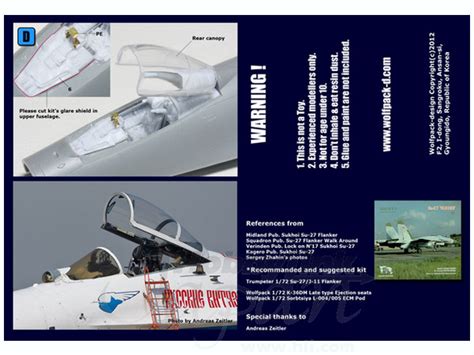 Su-27 Flanker Cockpit Set (for Trumpeter) | HLJ.com