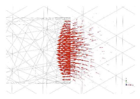 Soil displacement vector diagrams under different failure modes. (a ...