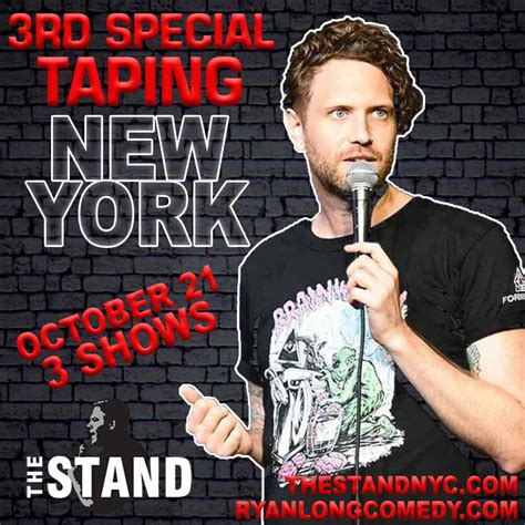 Ryan Long Standup Special Recording! on October 21, 2021 | The Stand ...