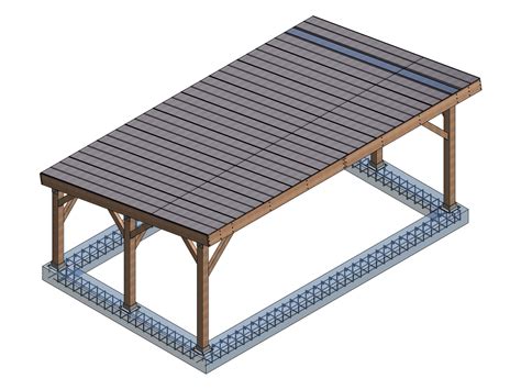 20x30 Carport Blueprint Plans DIY Wooden Carport - Etsy