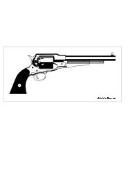 Revolver Remington 1858 New Model Army Clipart for Free Download | FreeImages
