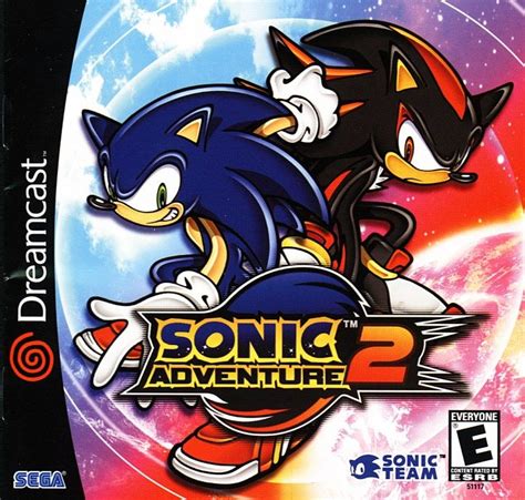 Sonic Adventure 2 (2001) Dreamcast box cover art - MobyGames