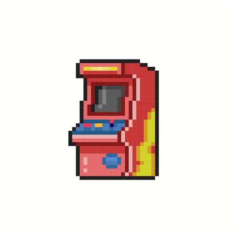 arcade console in pixel art style 21847035 Vector Art at Vecteezy