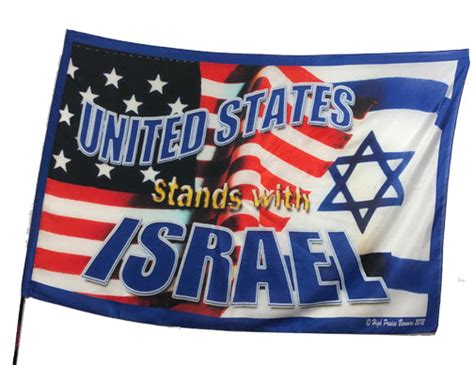 United States Stands With Israel Worship Flag | High Praise Banners