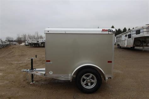 2019 Sundowner Trailers Mini Go 4x6 Enclosed Cargo Trailer | Featherlite Horse and Livestock ...