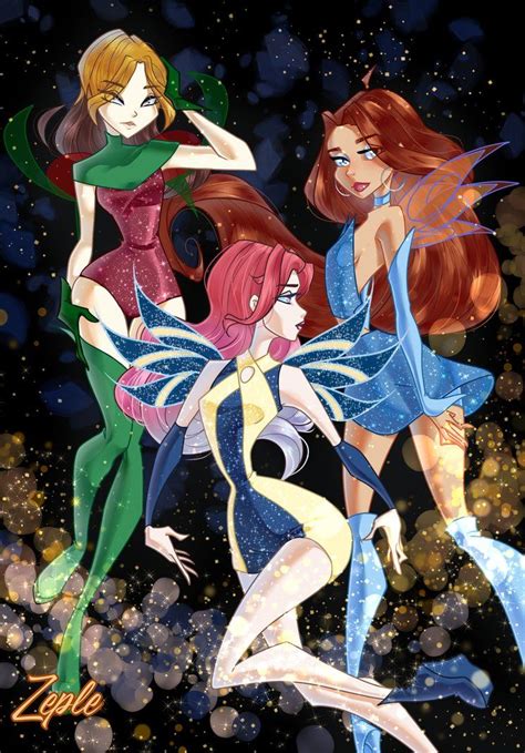 Nefertary, Morgana, Eugene by LioMay | Fairy artwork, Winx club, Anime