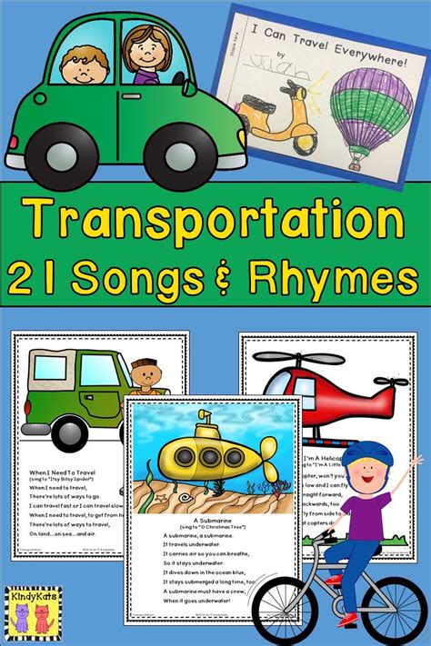 Transportation Circle Time Songs and Rhymes, Land, Sea, Air Vehicles ...