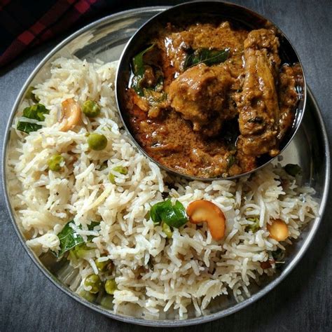 Ghee rice with pepper chicken curry | Indian food recipes, Indian chicken recipes, Biryani recipe