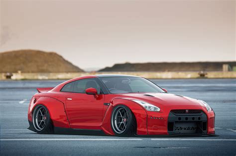 Rocket Bunny Nissan GTR Front Look 4k Rocket Bunny Nissan GTR Front ...