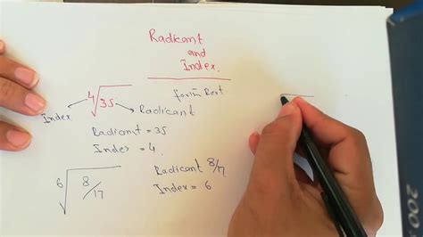 Radicand and index - YouTube