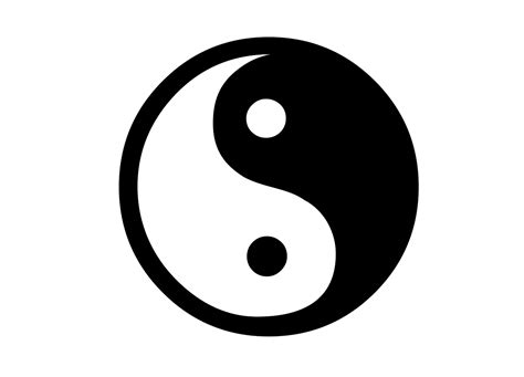 Yin E Yang Bianco Nero Simbolo - Immagini gratis su Pixabay - Pixabay