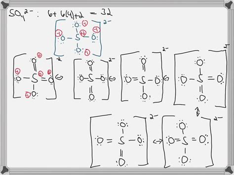 So4 2 Lewis Structure With Formal Charges