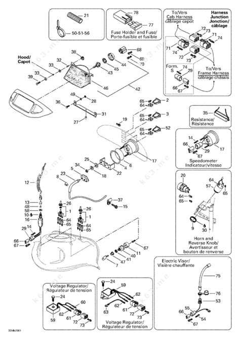 Ski Doo 2000 Formula - S, Electrical System - parts catalog