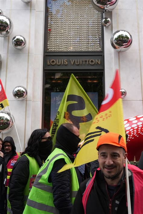 Pension protesters storm LVMH headquarters in Paris | Vogue Business