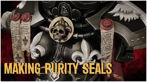 Making Purity Seals - Warhammer 40k Sisters Of Battle Cosplay - #warhammer #warhammer40k # ...