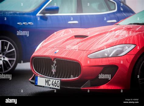 Red Maserati Ghibli Stock Photo - Alamy